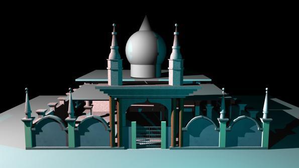 Pilkhana Masjid - 3D Model